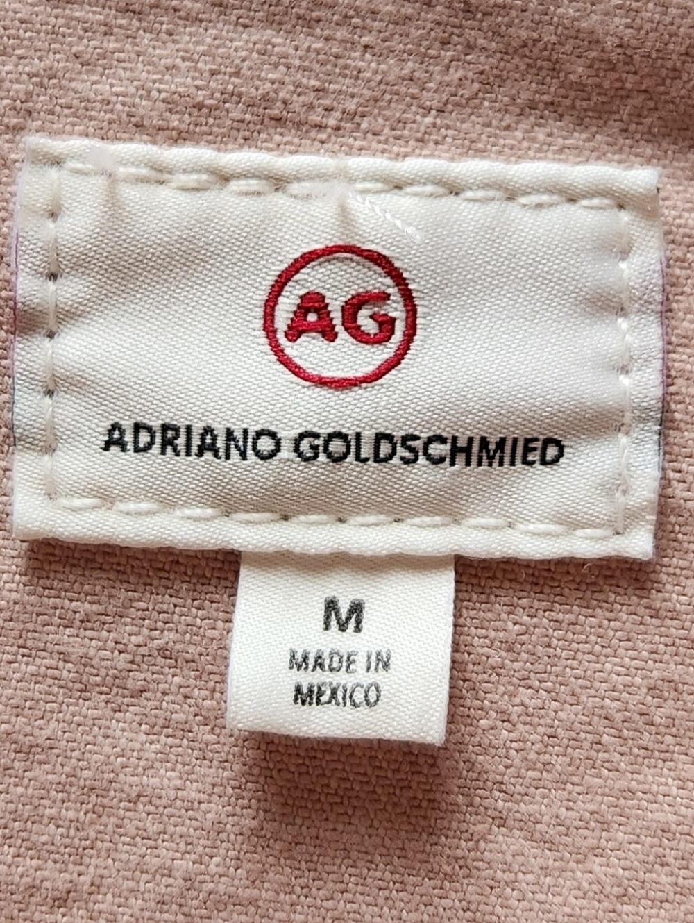AG Adriano Goldschmied "Nancy" Denim Trucker Jacket Dusty Pink | Women's Size M - Picture 7 of 10